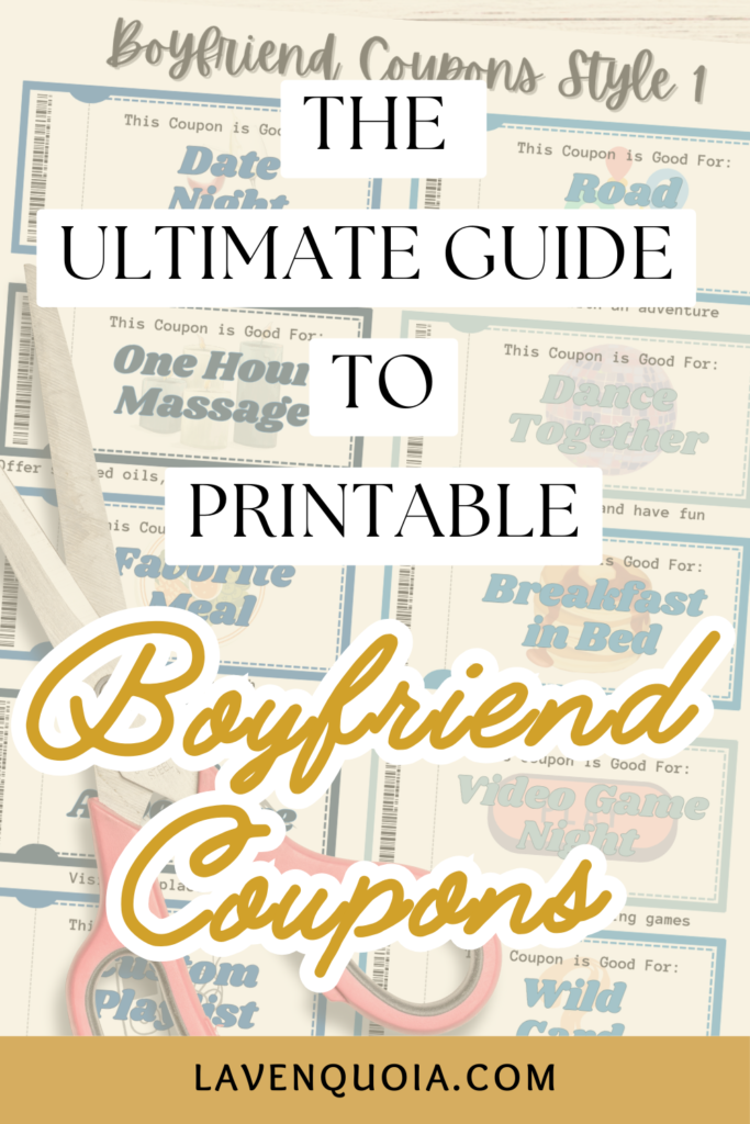 The Ultimate guide to printable boyfriend coupons.